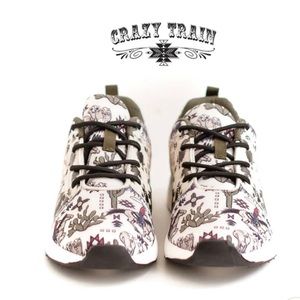 Crazy train, tennis shoes, NWT